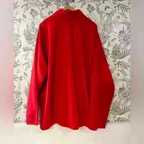 NWT Men's Nike Dry Team Woven Lightweight Full Zip Red Jacket Size 3XL - Picture 4 of 5
